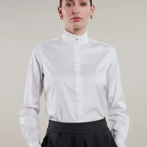Stenströms Darya White Frill Blouse