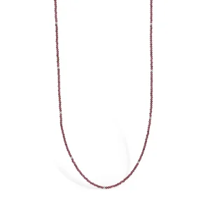 Blossom Copenhagen – Forgyldt halskæde med granat – 27331049-45
