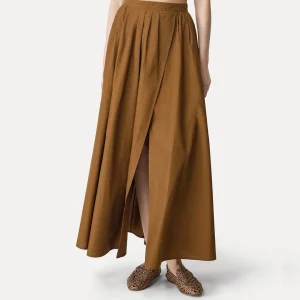 forte forte cotton poplin long skirt