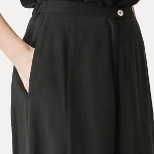 forte forte linen and viscose flared trousers