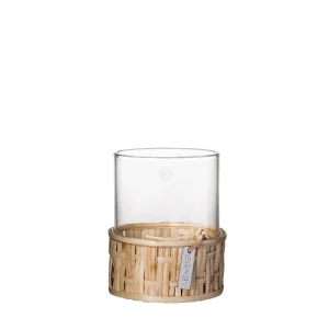 glasstage med flet - d7 - h8,5 cm