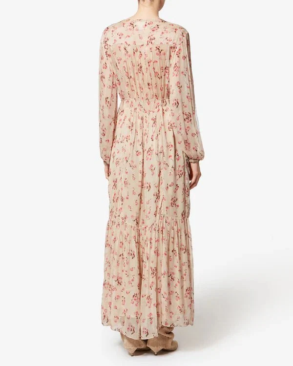Isabel Marant Briane Dress Beige - Billede 4