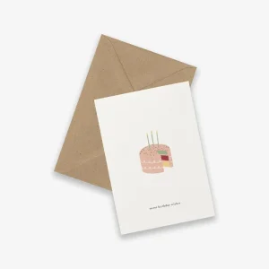 Kort - Layer cake - Sweet birthday wishes